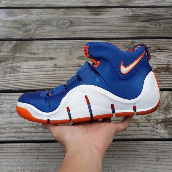 Men Nike Zoom LeBron James 4 Birthday Basketball Shoes Sneakers - Picture 2 of 8